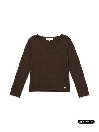 DAMEN T-SHIRT - DENNY ROSE BRAUN - 621ND53002