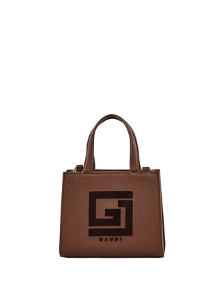 BORSA A MANO DONNA - GAUDI MARRONE - V6AI-12921 1