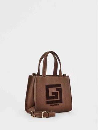 BORSA A MANO DONNA - GAUDI MARRONE - V6AI-12921 2