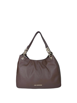 BORSA A SPALLA DONNA - LOVE MOSCHINO MARRONE - JC4014PP1PLB0