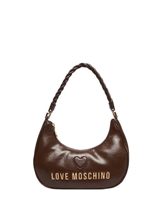 BORSA A SPALLA DONNA - LOVE MOSCHINO MARRONE - JC4135PP1PL11