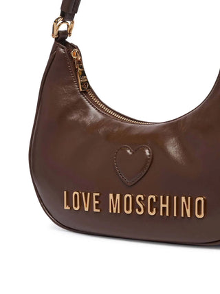 BORSA A SPALLA DONNA - LOVE MOSCHINO MARRONE - JC4135PP1PL11 3
