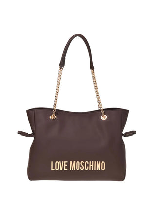 BORSA A SPALLA DONNA - LOVE MOSCHINO MARRONE - JC4186PP1PKD0
