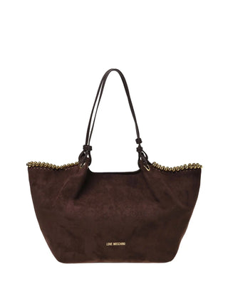 BORSA A SPALLA DONNA - LOVE MOSCHINO MARRONE - JC4220PP0PKF1