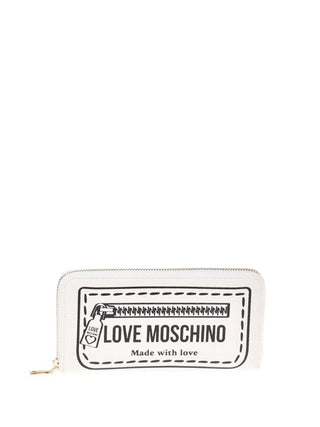 PORTAFOGLIO DONNA - LOVE MOSCHINO BIANCO-NERO - JC5505PP1PLK1 1