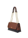 BORSA A SPALLA DONNA - POLLINI TAN-NERO - SC4506PP1PSA1 2