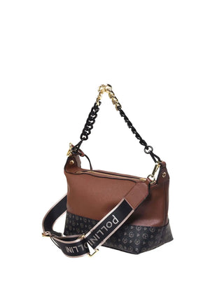 BORSA A MANO DONNA - POLLINI TAN-NERO - SC4556PP1PSA1 3
