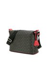 BORSA A SPALLA DONNA - POLLINI NERO-ROSSO - TE8400PP02Q11 2