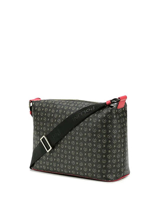 BORSA A SPALLA DONNA - POLLINI NERO-ROSSO - TE8400PP02Q11 3
