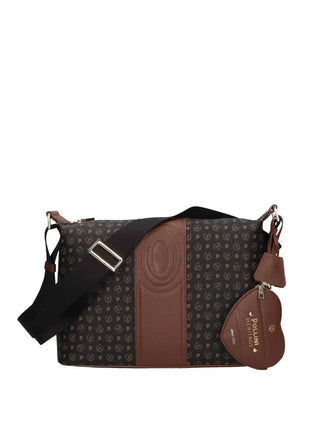 BORSA A SPALLA DONNA - POLLINI NERO-MARRONE - TE8400PP02Q1Z 1