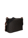 BORSA A SPALLA DONNA - POLLINI NERO-MARRONE - TE8400PP02Q1Z 3