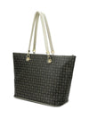 BORSA A SPALLA DONNA - POLLINI NERO-AVORIO - TE8410PP02Q11 3