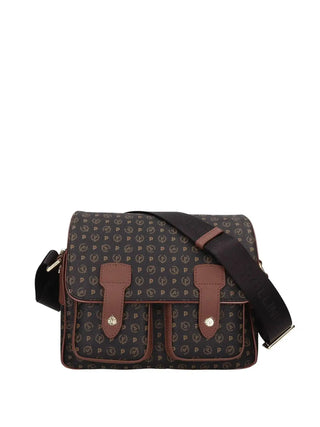 BORSA A SPALLA DONNA - POLLINI NERO-MARRONE - TE8421PP04Q11 1