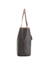 BORSA A SPALLA DONNA - POLLINI NERO-MARRONE - TE8427PP06Q11 2