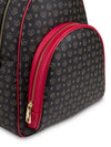 ZAINO DONNA - POLLINI NERO-ROSSO - TE8553PP0OQ11 4