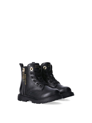 Mädchenstiefel - TOMMY HILFIGER SCHWARZ - T1A5-35150-1355 2