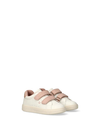 SNEAKERS BAMBINA - TOMMY HILFIGER BIANCO-NUDO - T1A9-35063-1355 2