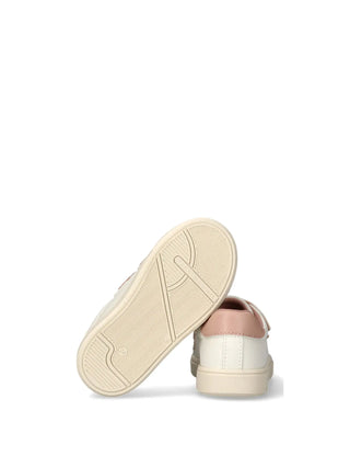 SNEAKERS BAMBINA - TOMMY HILFIGER BIANCO-NUDO - T1A9-35063-1355 5