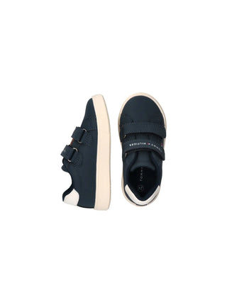SNEAKERS BAMBINO - TOMMY HILFIGER BLU-BIANCO - T1X9-35216-1355 4