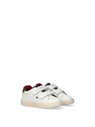 SNEAKERS BAMBINO - TOMMY HILFIGER BIANCO-MULTI - T1X9-35217-1355 2