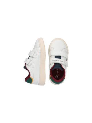 SNEAKERS BAMBINO - TOMMY HILFIGER BIANCO-MULTI - T1X9-35217-1355 4