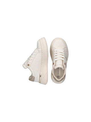 SNEAKERS RAGAZZA - TOMMY HILFIGER BIANCO-PLATINO - T3A9-35091-1355 4
