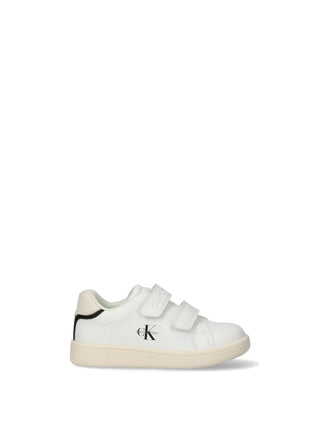 SNEAKERS BAMBINO - CALVIN KLEIN BIANCO-NERO - V1X9-83440-1355 1