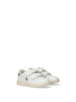 SNEAKERS BAMBINO - CALVIN KLEIN BIANCO-NERO - V1X9-83440-1355 2