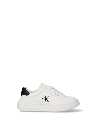 SNEAKERS RAGAZZO - CALVIN KLEIN BIANCO-NERO - V3X9-83468-1355