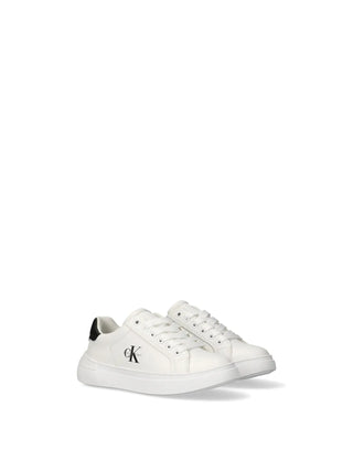 SNEAKERS RAGAZZO - CALVIN KLEIN BIANCO-NERO - V3X9-83468-1355 2
