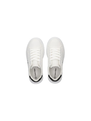 SNEAKERS RAGAZZO - CALVIN KLEIN BIANCO-NERO - V3X9-83468-1355 3