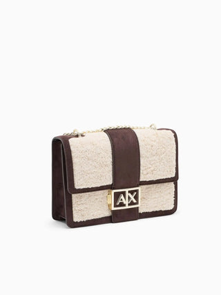 TRACOLLA DONNA - ARMANI EXCHANGE BIANCO-MARRONE - XW000070 AF28295 2