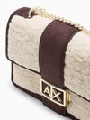 TRACOLLA DONNA - ARMANI EXCHANGE BIANCO-MARRONE - XW000070 AF28295 5