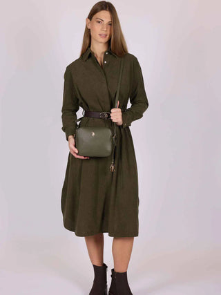 DAMEN-UMHÄNGETASCHE - US POLO ASSN. GRÜN - BEUJE8655WVP 5