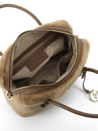 BORSA A MANO DONNA - GATTINONI ROMA MARRONE - BIN268908WZC 4