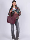 BORSA A SPALLA DONNA - GATTINONI ROMA BORDEAUX - BIN268909WVP 7