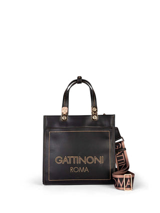 BORSA A MANO DONNA - GATTINONI ROMA NERO - BINIA8446WVP 1