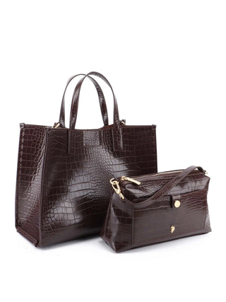 BORSA A MANO DONNA - US POLO ASSN. MARRONE - BIU0M8869WVP 3