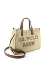 BORSA A MANO DONNA - US POLO ASSN. BEIGE - BIU0M8869WZC 2