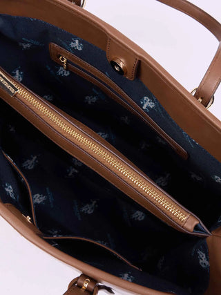 BORSA A SPALLA DONNA - US POLO ASSN. MARRONE - BIU4B8935WVP 4