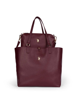 BORSA A SPALLA DONNA - US POLO ASSN. BORDEAUX - BIURR9376WVP