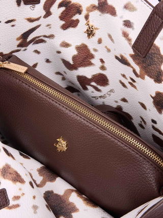 BORSA A SPALLA DONNA - US POLO ASSN. MARRONE - BIURR9376WVP 3