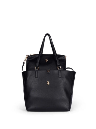 BORSA A SPALLA DONNA - US POLO ASSN. VERDE-CREMA - BIURR9377WVP