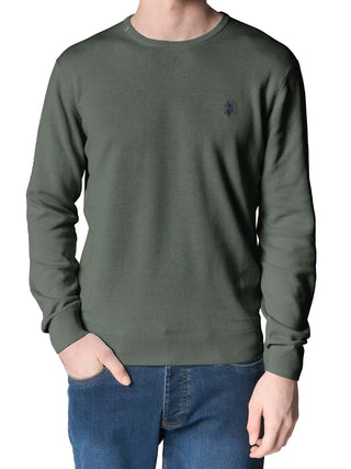 MAGLIONE UOMO - US POLO ASSN. VERDE - US44173001