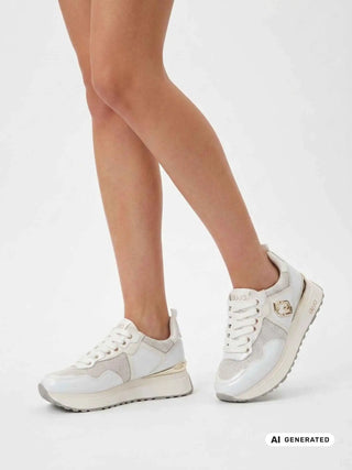 DAMEN-SNEAKER - LIU-JO WEISS - BF6001PX896 6
