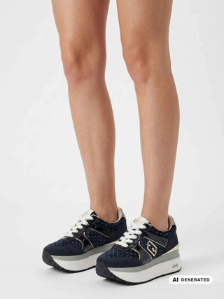 DAMEN-SNEAKER - LIU-JO BLAU - BF6009PX901 6