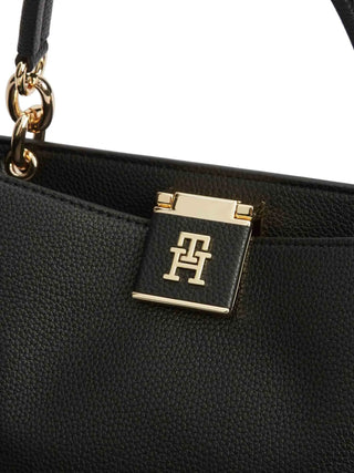 BORSA A MANO DONNA - TOMMY HILFIGER NERO - AW0AW17191 4