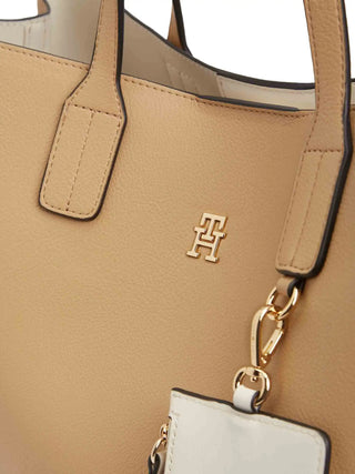 BORSA A MANO DONNA - TOMMY HILFIGER KHAKI - AW0AW18723 3