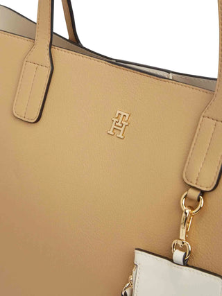 TOTE DONNA - TOMMY HILFIGER KHAKI - AW0AW18724 4