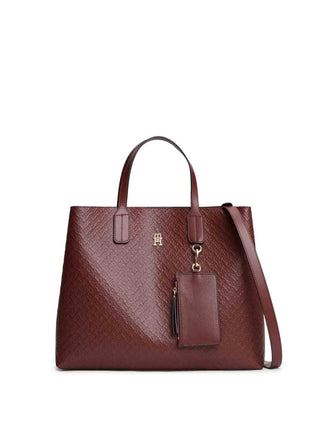 BORSA A MANO DONNA - TOMMY HILFIGER BORDEAUX - AW0AW18923 1